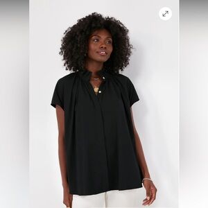 Tuckernuck POMANDER PLACE Black Rae Blouse Sz XXXL NEW